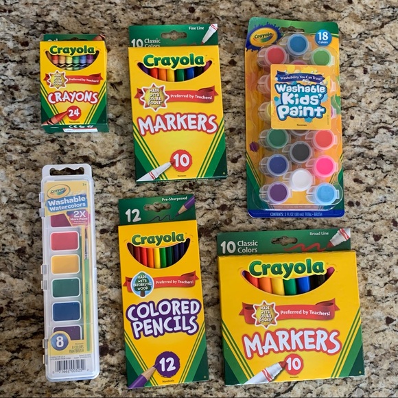 Crayola Bundle - colored pencils paint markers crayons - Picture 2 of 6